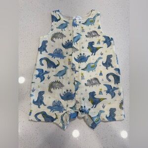 Angel dear baby boys romper with sweet Dino print